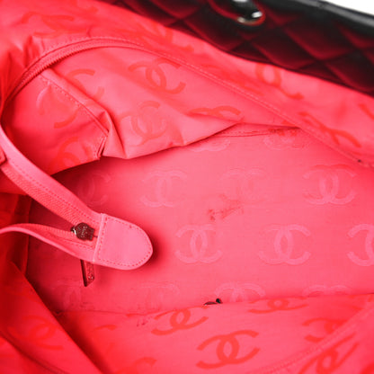 Chanel Calfskin Quilted Large Cambon Tote Black White 5 of 10