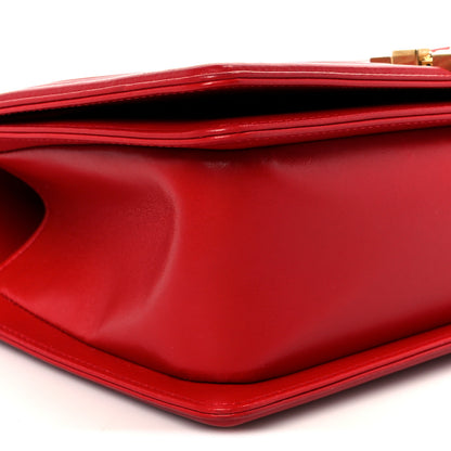Chanel Lambskin Quilted Medium Boy Flap Red 9 of 10