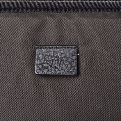 Gucci Grained Calfskin Bamboo Tassle Laptop Case Brown 6 of 13