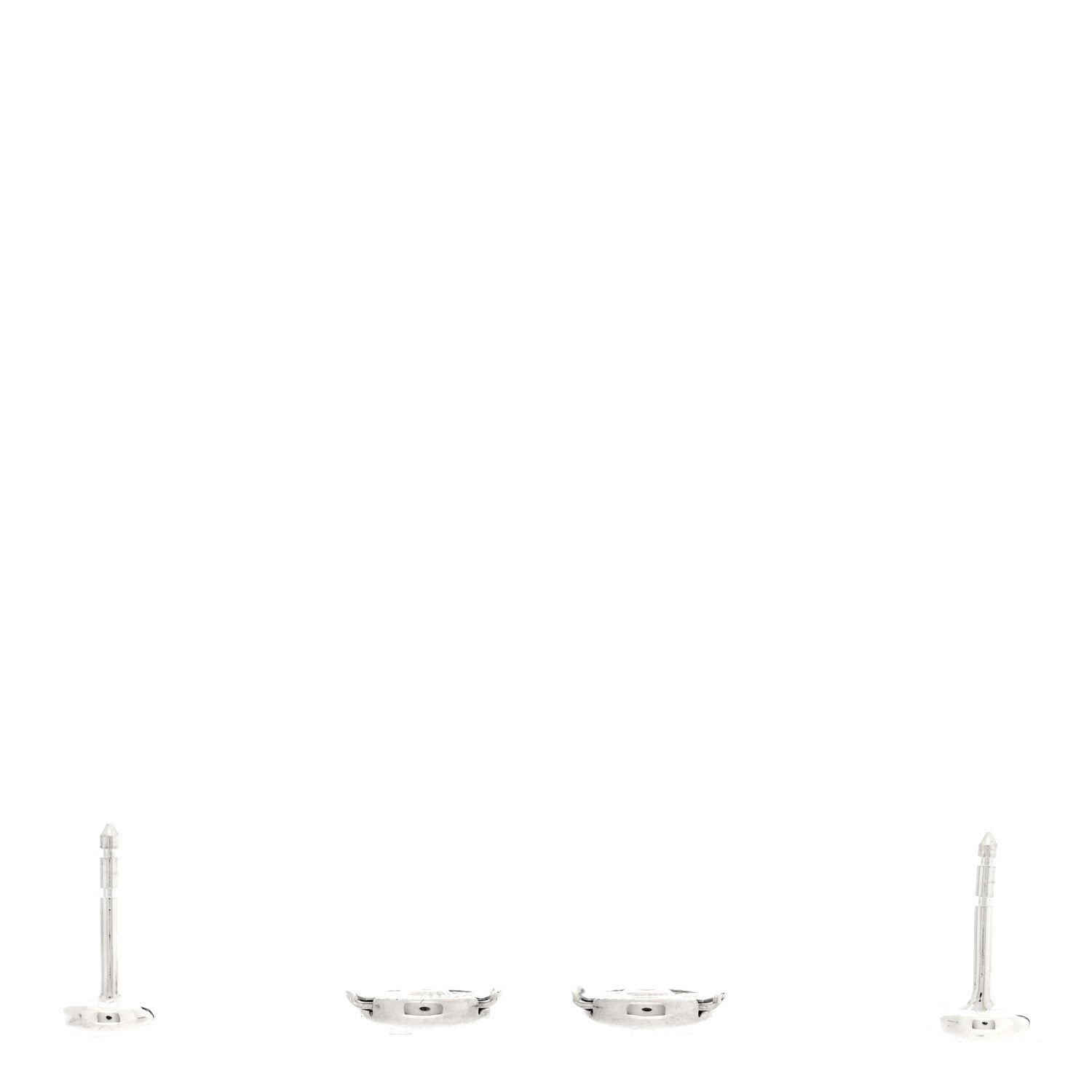 Hermes Sterling Silver TPM Farandole Earrings 3 of 5