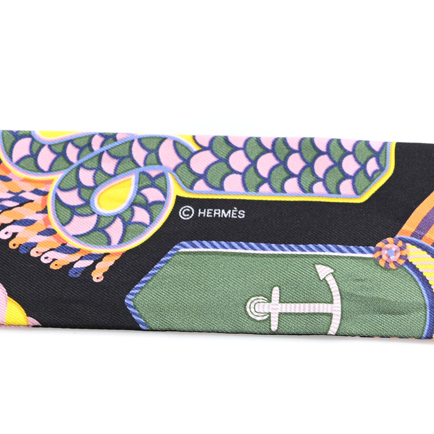 Silk Epaulettes De Gala Twilly Black Multicolor