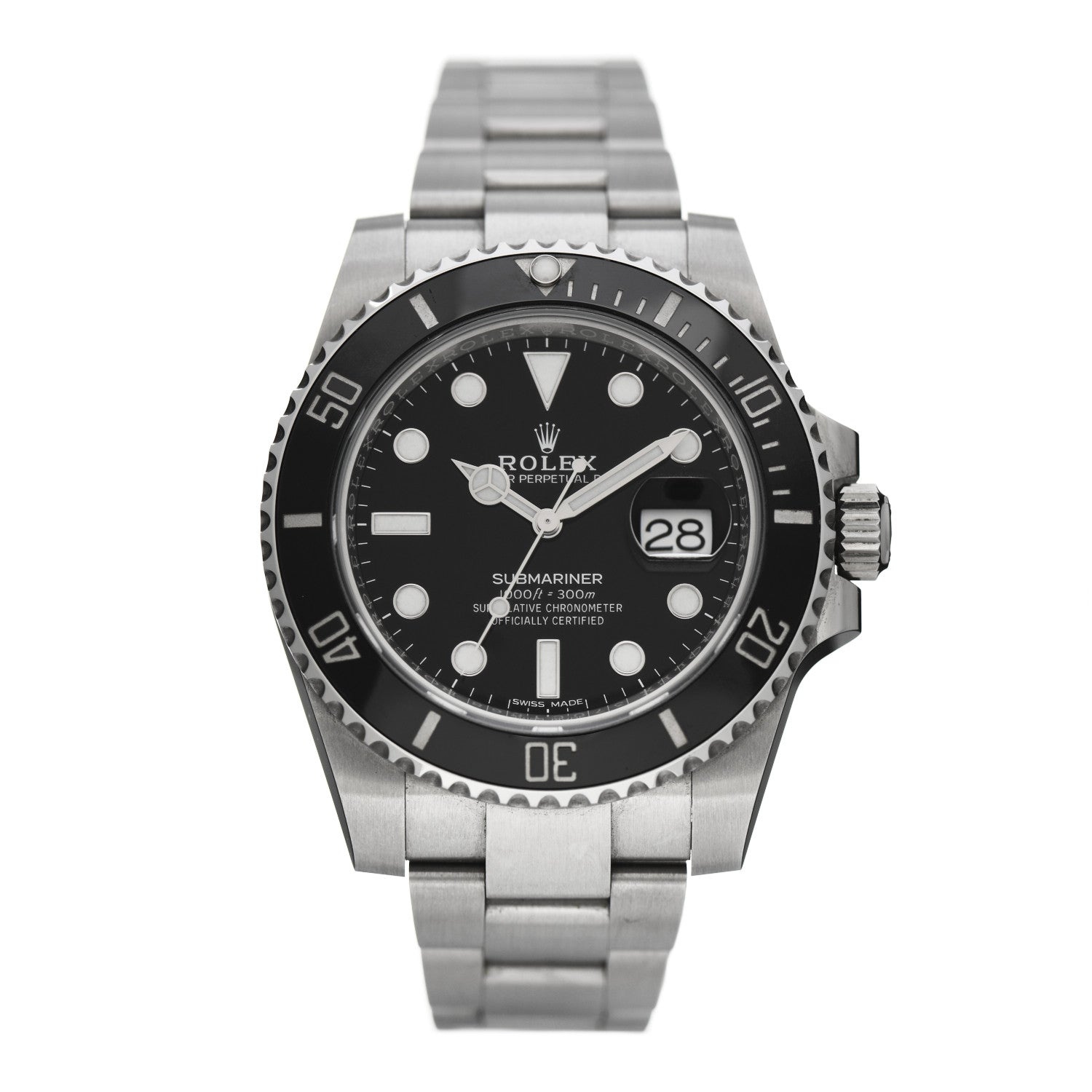 Rolex Stainless Steel 40mm Oyster Perpetual Submariner Date Watch Black 116610LN 1 of 5