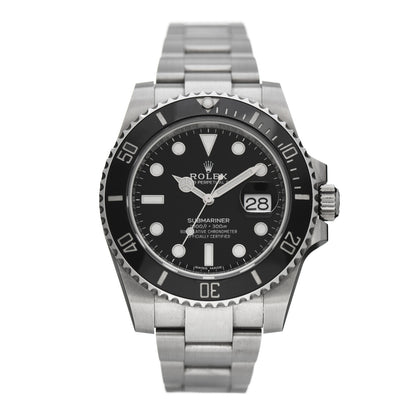 Rolex Stainless Steel 40mm Oyster Perpetual Submariner Date Watch Black 116610LN 1 of 5