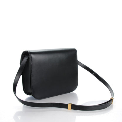 Celine Box Calfskin Medium Classic Box Flap Bag Black 3 of 7