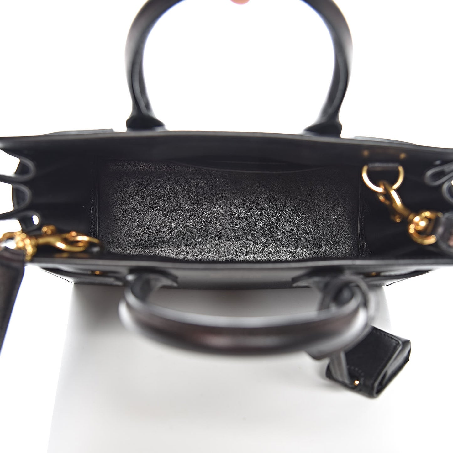 Calfskin Nano Sac de Jour Black
