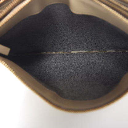 Celine Lambskin Large Trio Crossbody Bag Beige 7 of 12