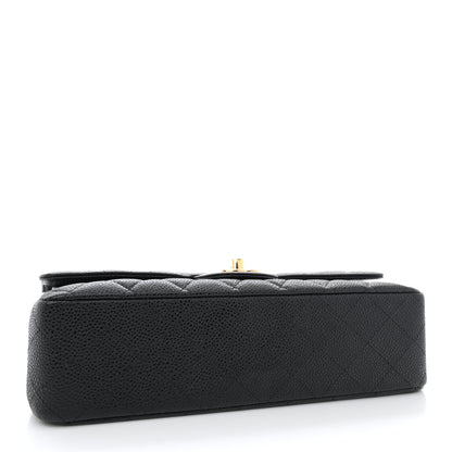 Chanel Caviar Quilted Medium Double Flap Black 4 of 13