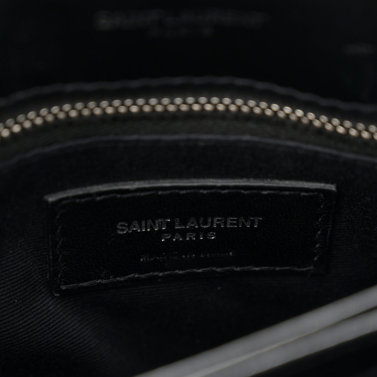 Calfskin Y Quilted Monogram Toy Loulou Crossbody Bag Black