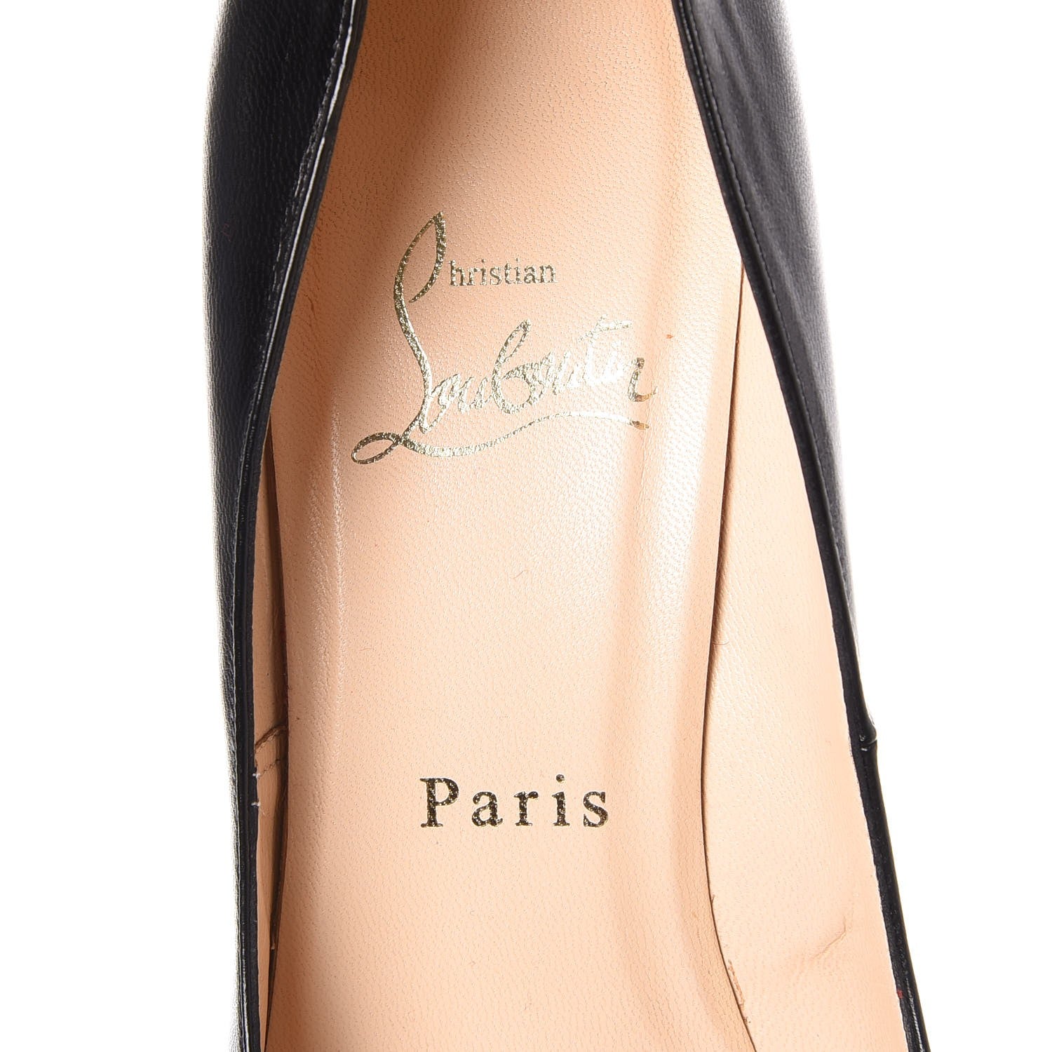 Christian Louboutin Kid Pigalle 100 Pumps 36.5 Black 7 of 12