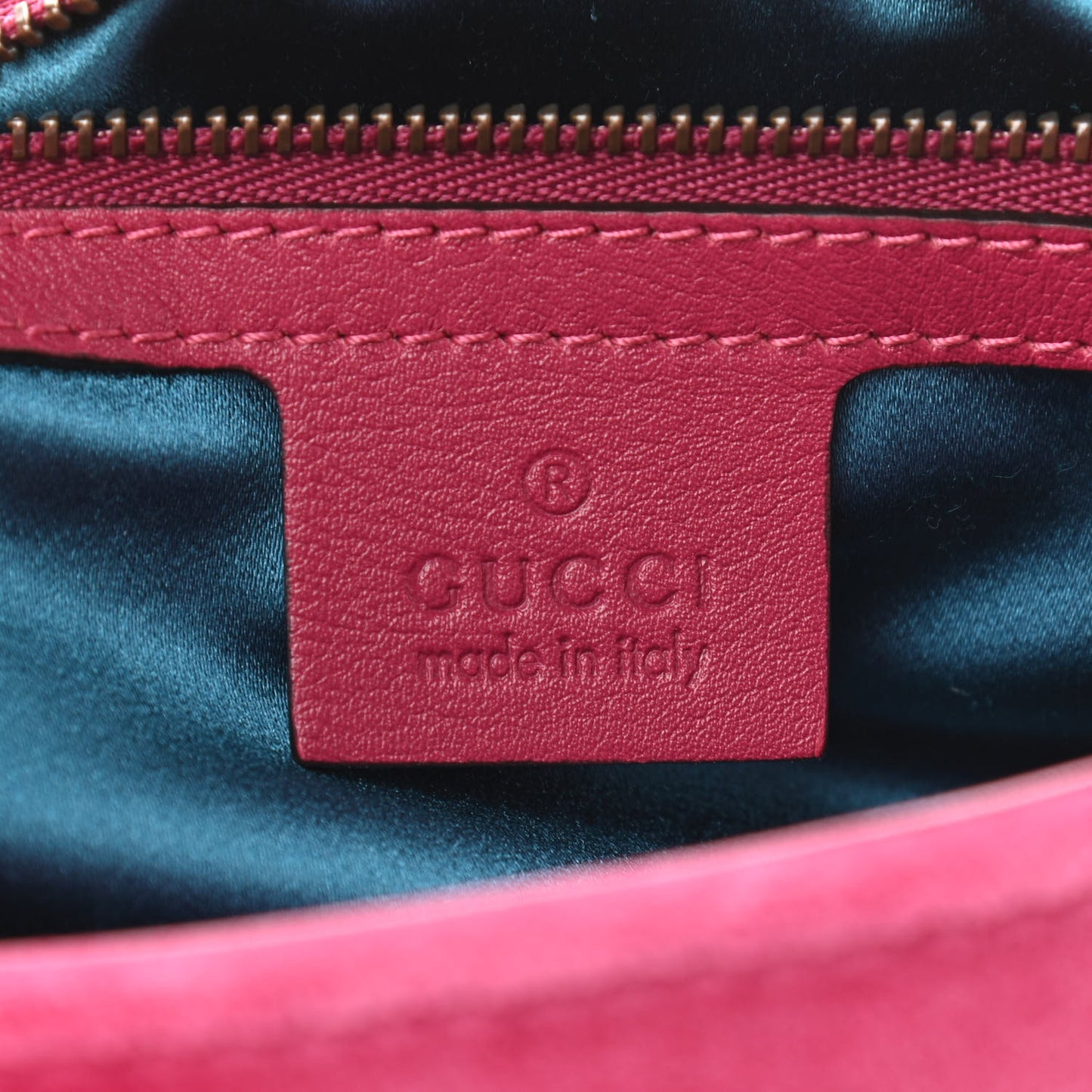Velvet Matelasse Blind for Love Embroidered Medium GG Marmont Shoulder Bag Light Raspberry Rose Multicolor
