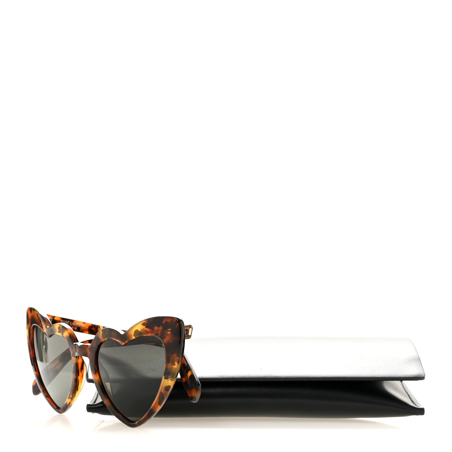 Saint Laurent Acetate Heart Frame Loulou SL181 Sunglasses Tortoise 8 of 8