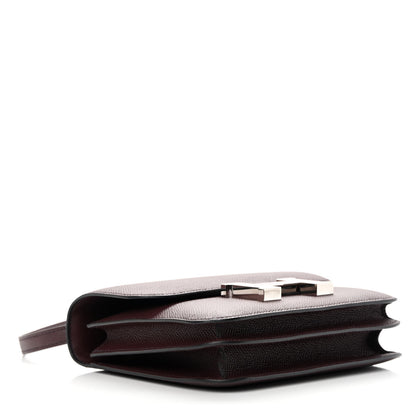 Hermes Epsom Enamel Constance 18 Rouge Sellier Framboise Rouge 4 of 14