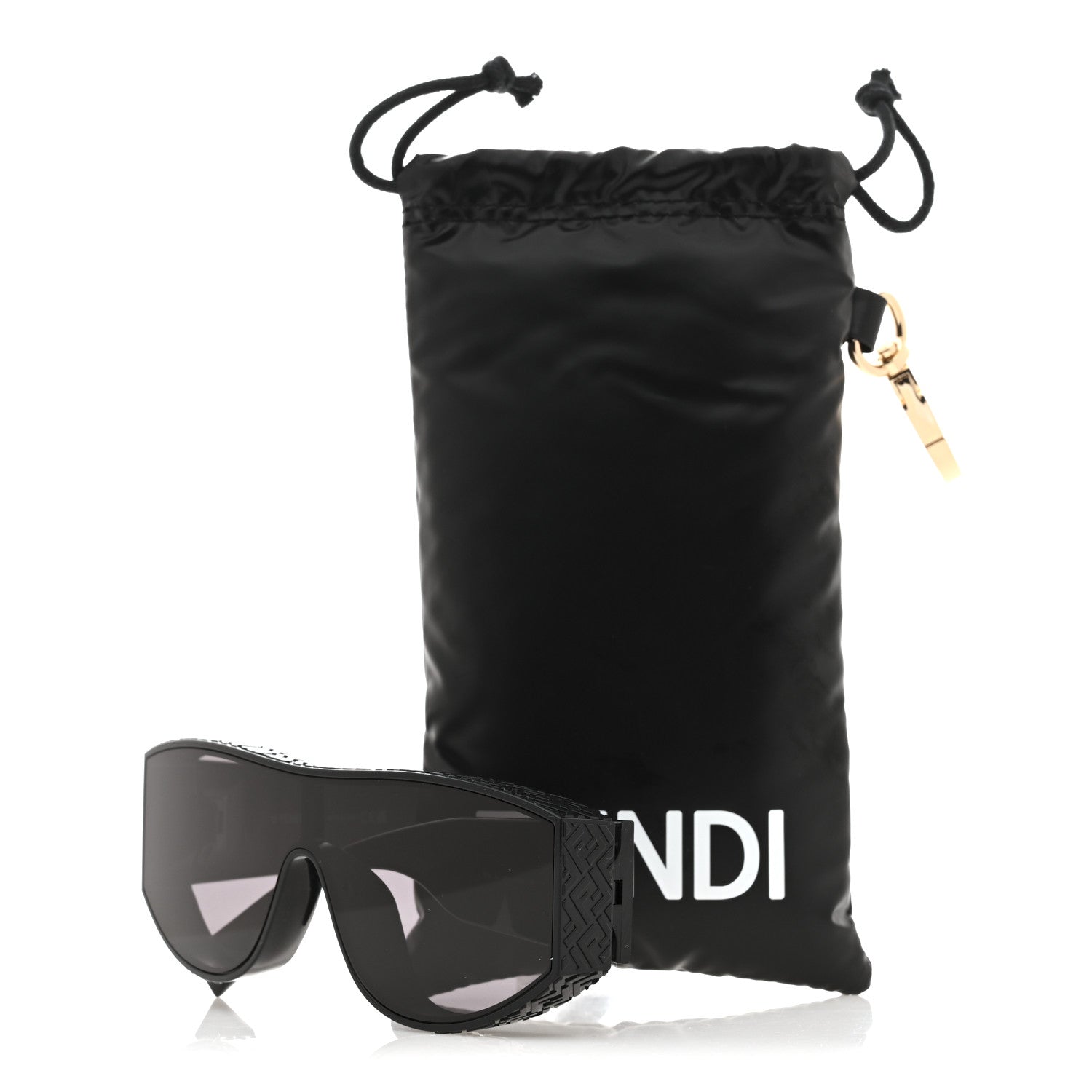 Fendi Acetate Lab Mask Sunglasses FE40128I Black 7 of 7