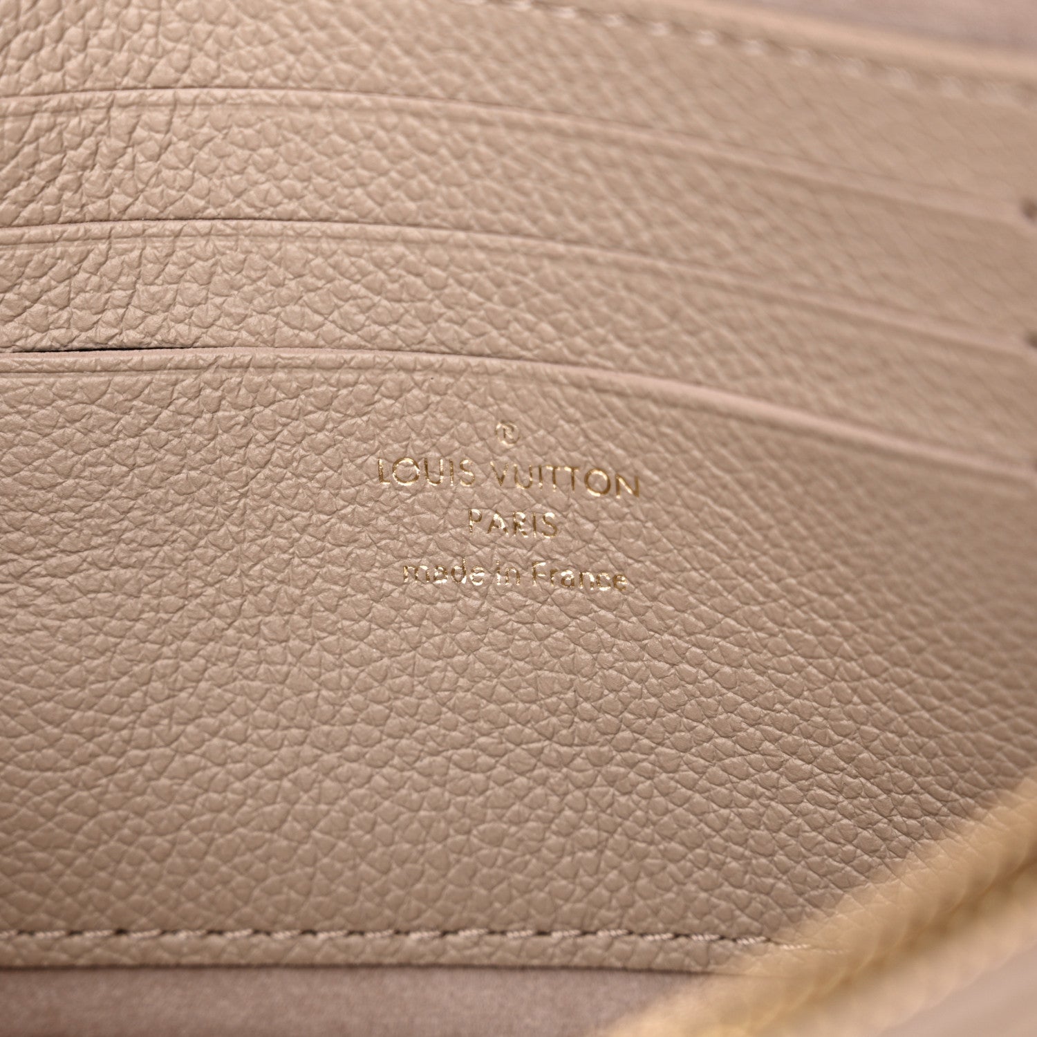 Louis Vuitton Empreinte Monogram Giant Ivy Wallet On Chain Tourterelle Creme 6 of 11