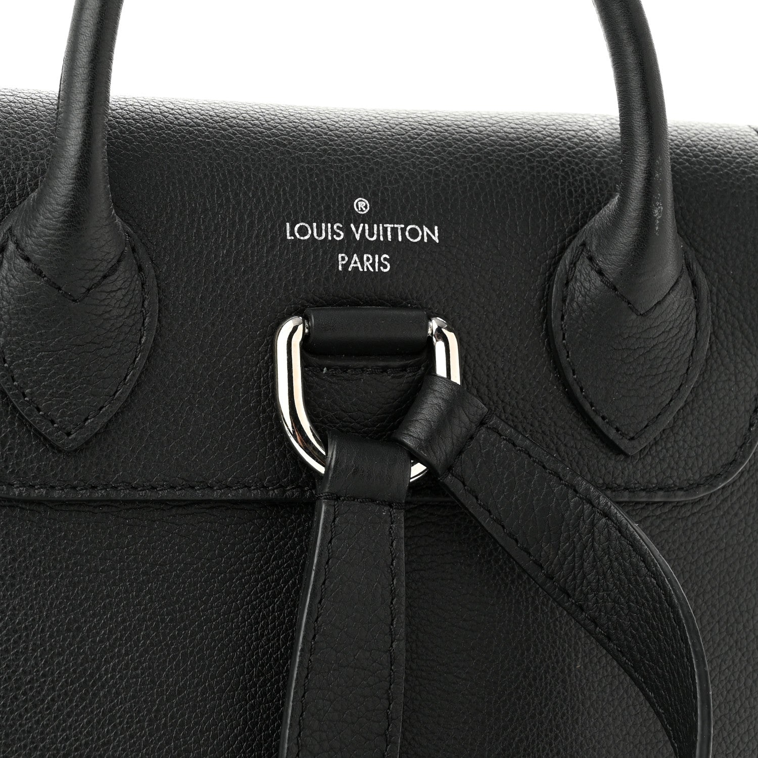 Louis Vuitton Calfskin Lockme Backpack Black 6 of 10