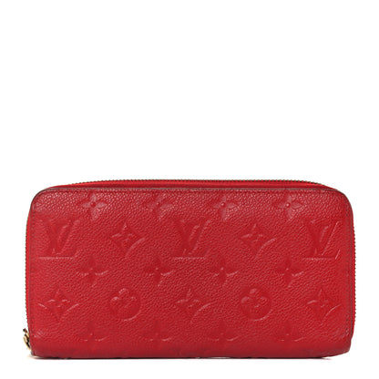 Louis Vuitton Empreinte Zippy Wallet Scarlet 1 of 9