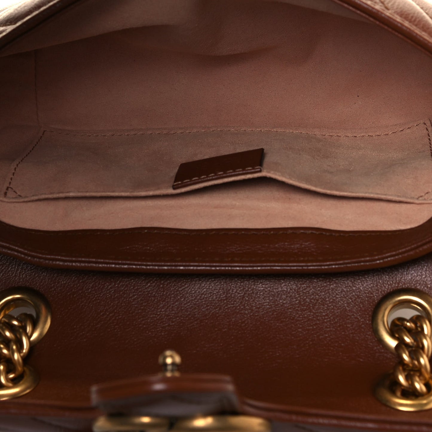 Azalea Calfskin Matelasse Diagonal Mini GG Marmont Shoulder Bag Cuir
