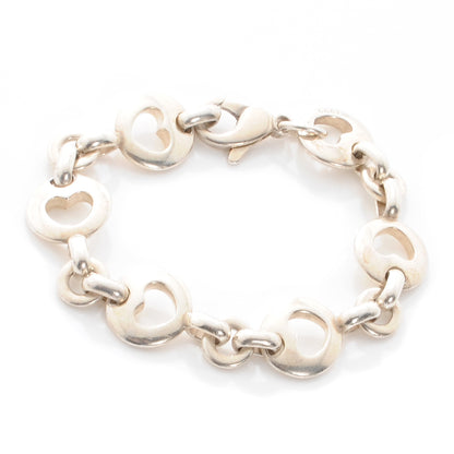Tiffany Sterling Silver Heart Stencil Bracelet 1 of 4