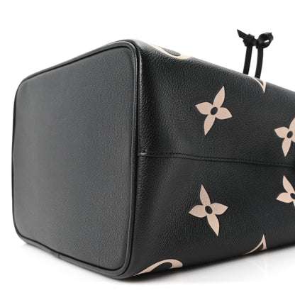 Louis Vuitton Empreinte Monogram Giant Neonoe MM Black Beige 9 of 9
