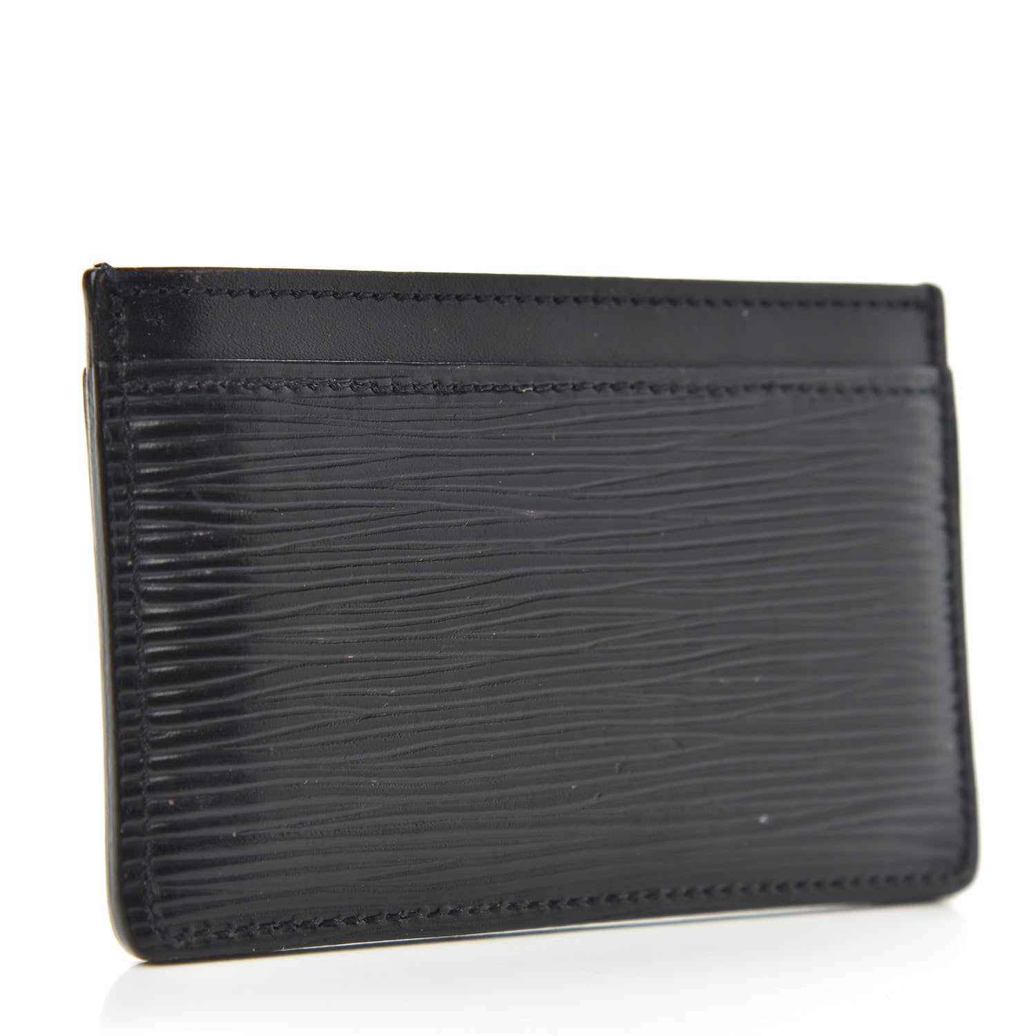 Louis Vuitton Epi Card Holder Black 3 of 7