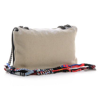 Chanel Canvas Tromp L’Oeil Graffiti Oh My Boy Flap Beige 3 of 9
