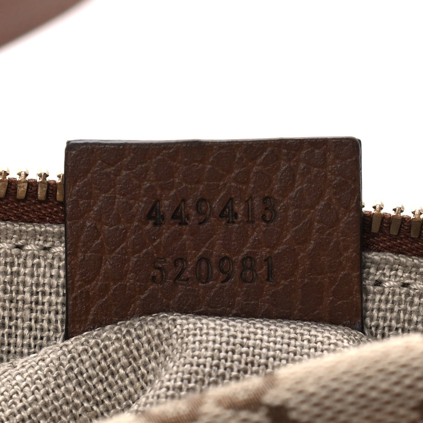 Monogram Mini Bree Messenger Bag Beige Tabacco