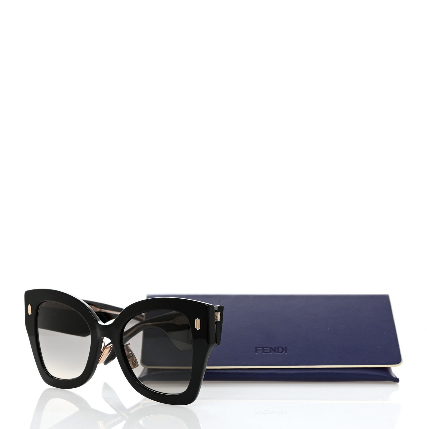 Acetate FF 53mm Sunglasses FF0434/G/S Black