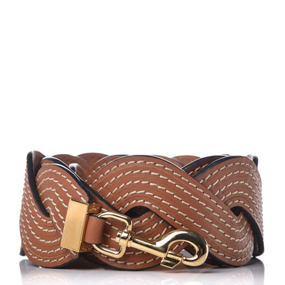 Loewe Calfskin Wavy Stitches Strap Tan 1 of 4