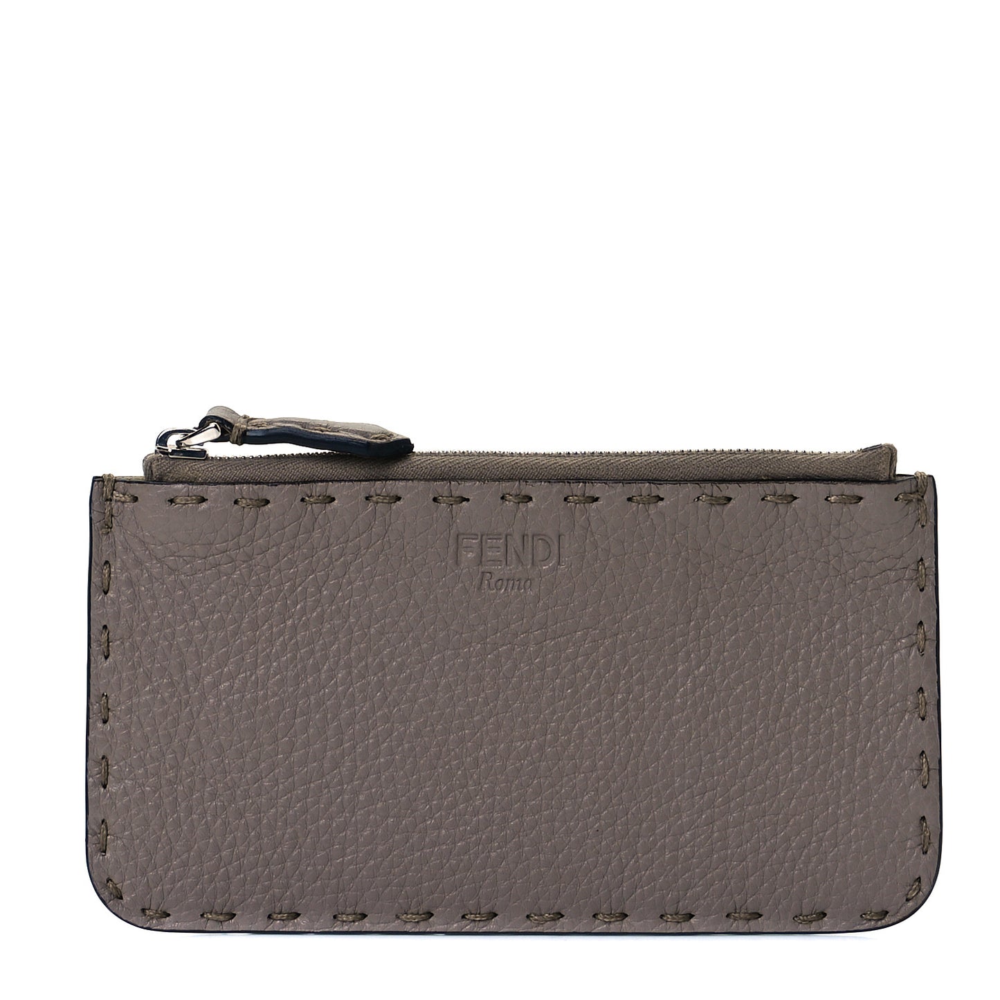 Cuoio Romano Selleria Zip Card Holder Corda