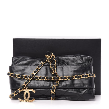 Chanel Calfskin Quilted Baluchon Black 13 of 13