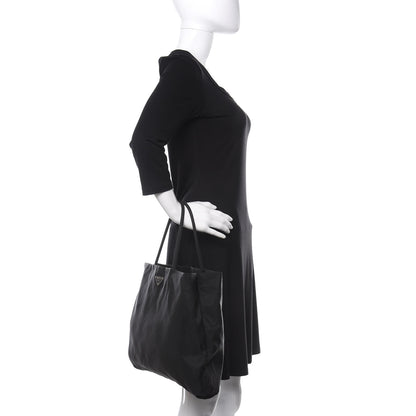 Prada Tessuto Nylon Tote Black 2 of 11