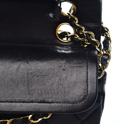 Chanel Lambskin Quilted Small Double Flap Black 11 of 19