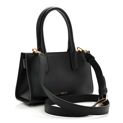 Versace Calfskin Small Medusa '95 Tote  Black 3 of 9