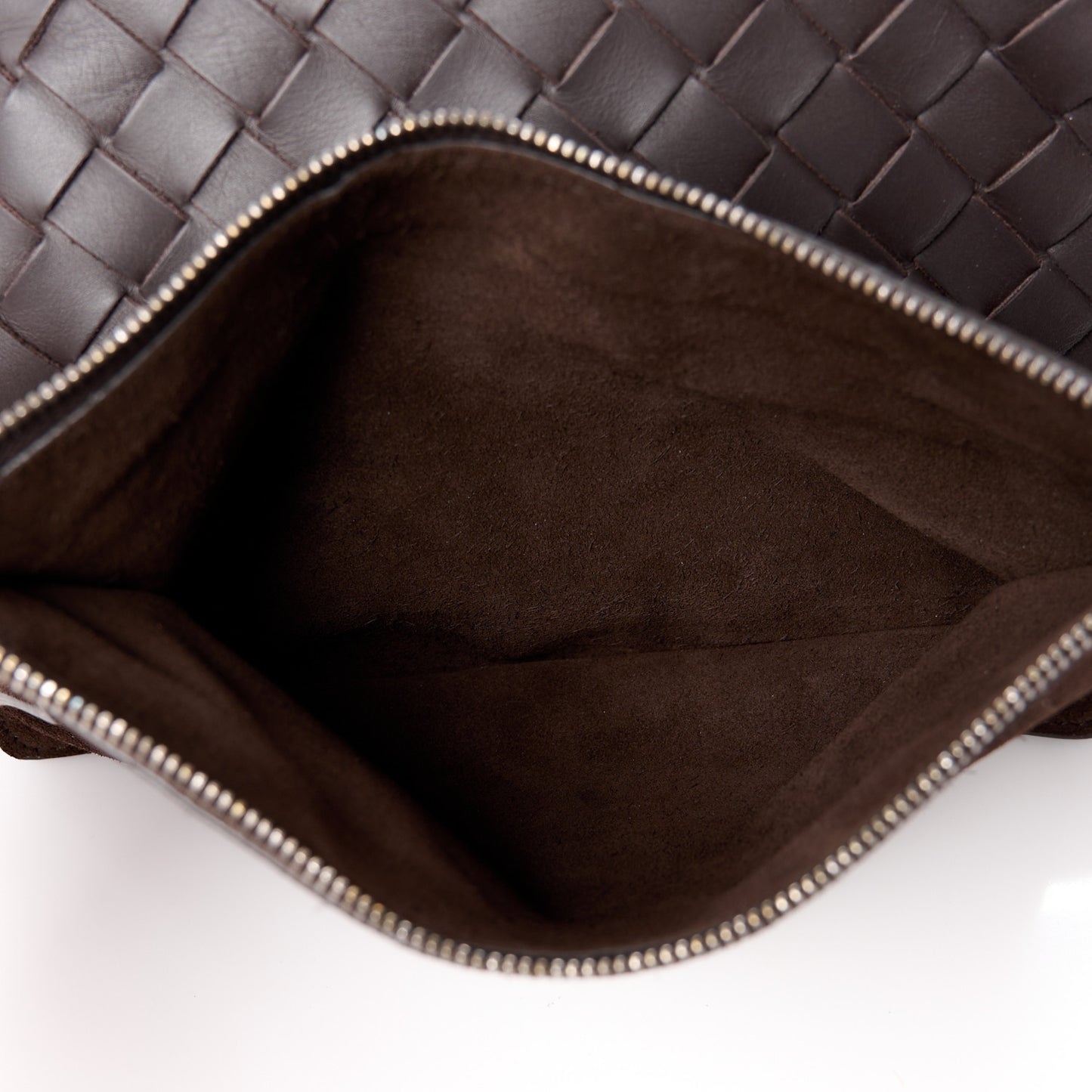 Nappa Intrecciato Pouch Shoulder Bag Brown