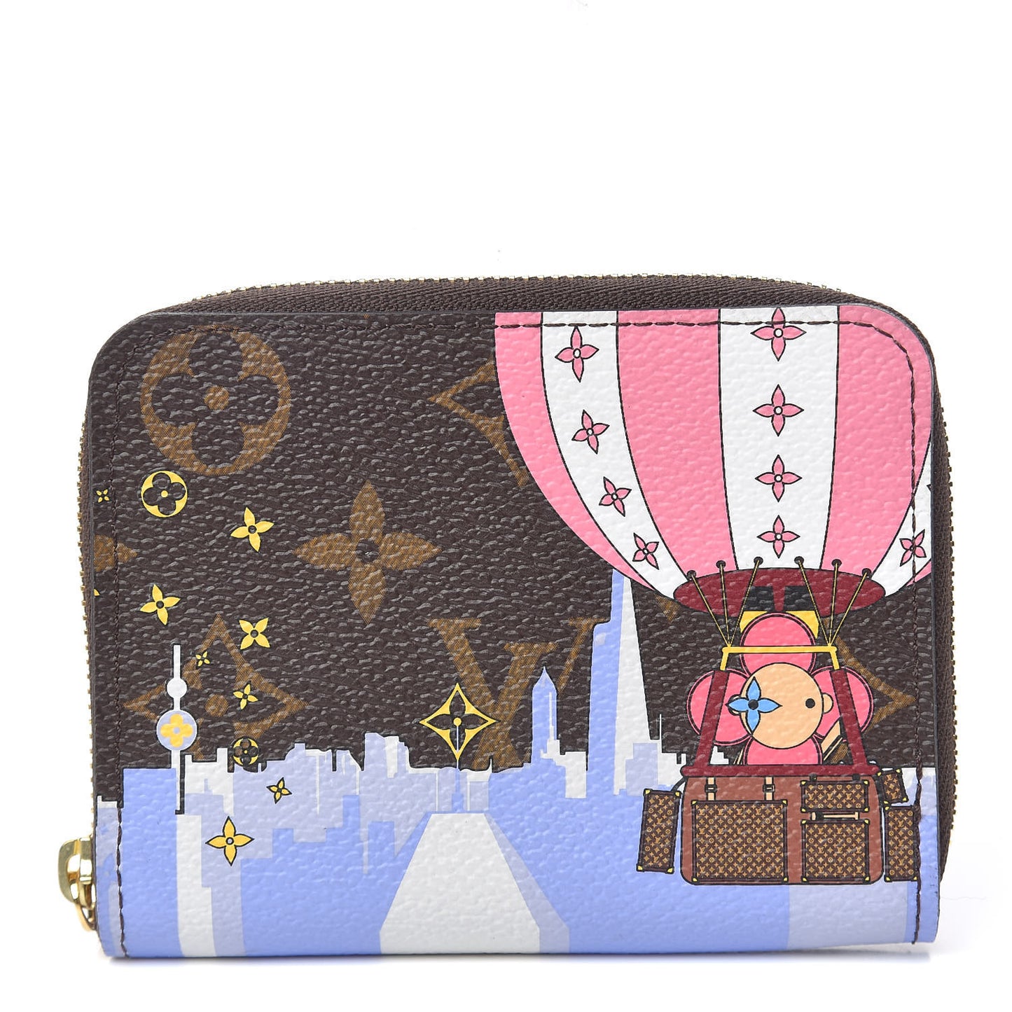 Monogram 2019 Christmas Animation Zippy Coin Purse