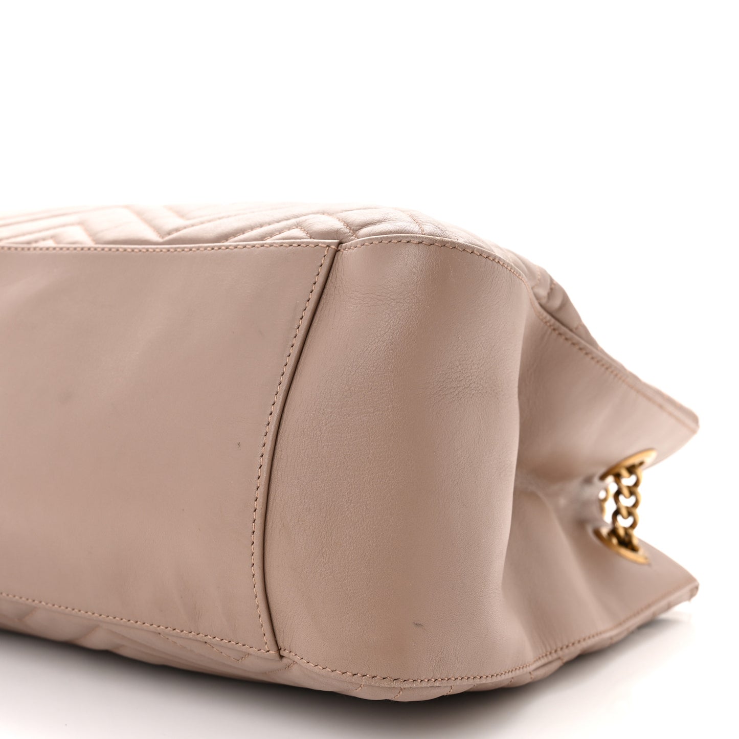 Calfskin Matelasse Medium GG Marmont Shoulder Tote Bag Porcelain Rose