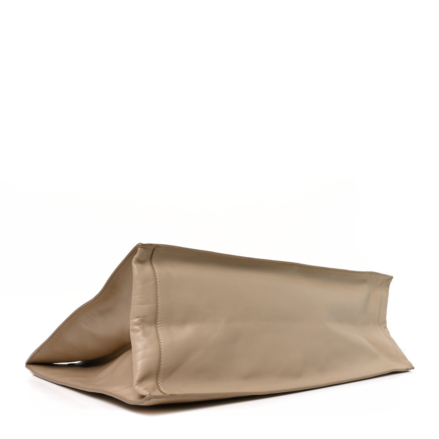 Saint Laurent Vitello Large Rive Gauche Tote Sea Salt 4 of 11