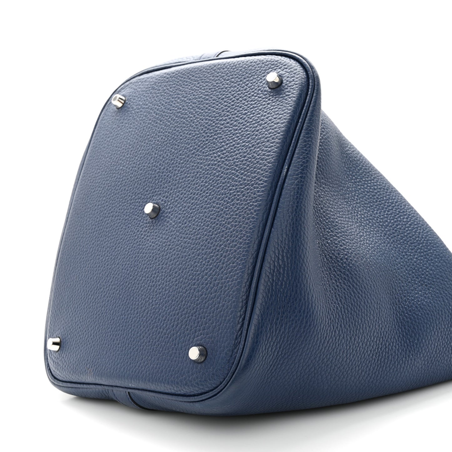 Taurillon Clemence Picotin Lock 26 GM Bleu Saphir