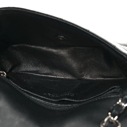 Chanel Striated Patent Quilted Mini Rectangular Flap Black 5 of 10