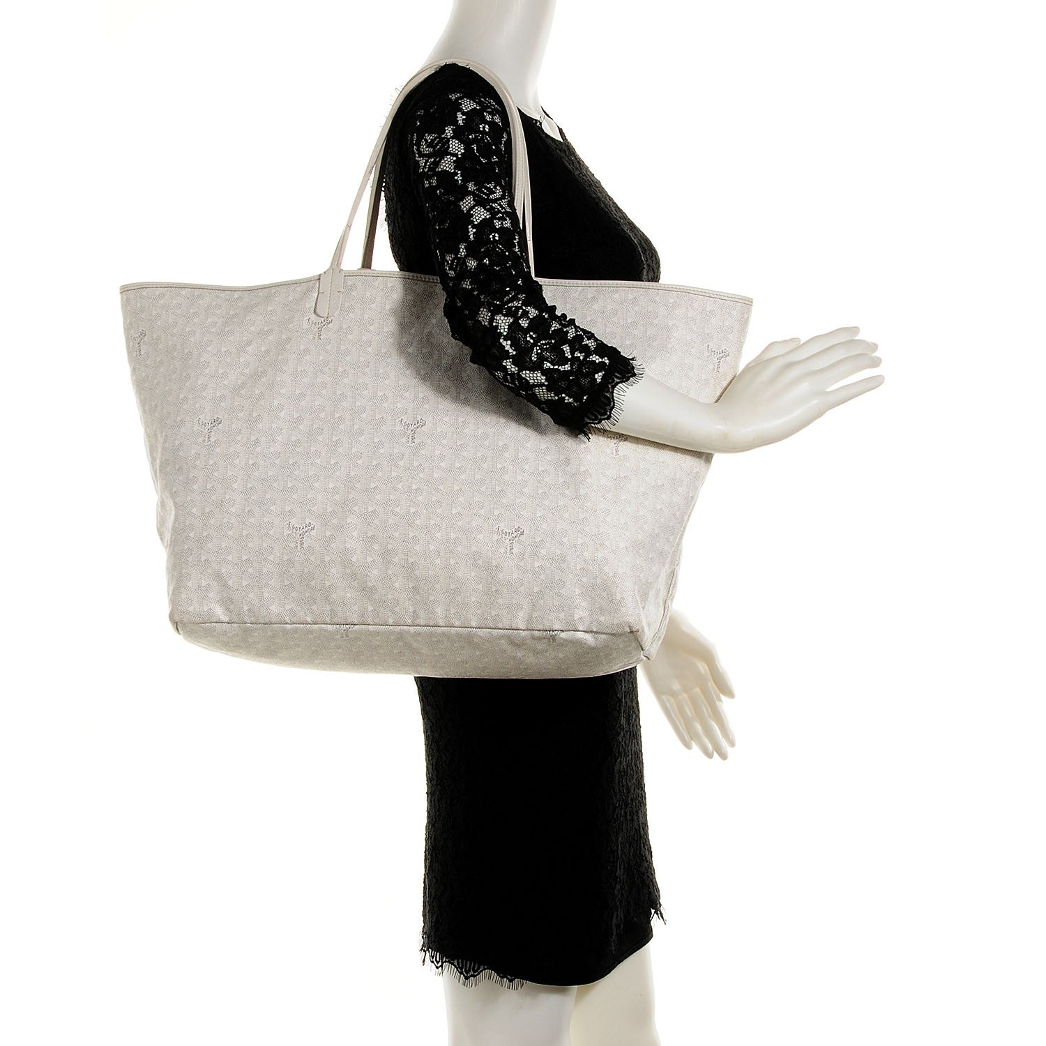 Goyard Goyardine Saint Louis GM White 2 of 9
