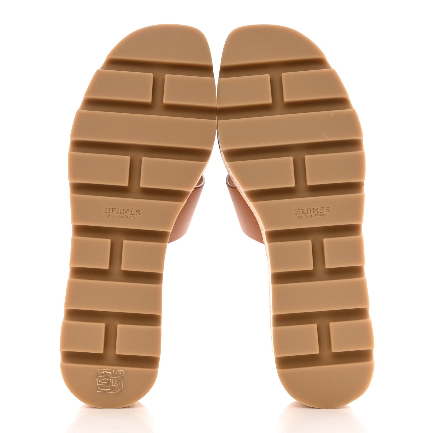 Calfskin Cork Eze 30 Sandals 37 Marron Glaise