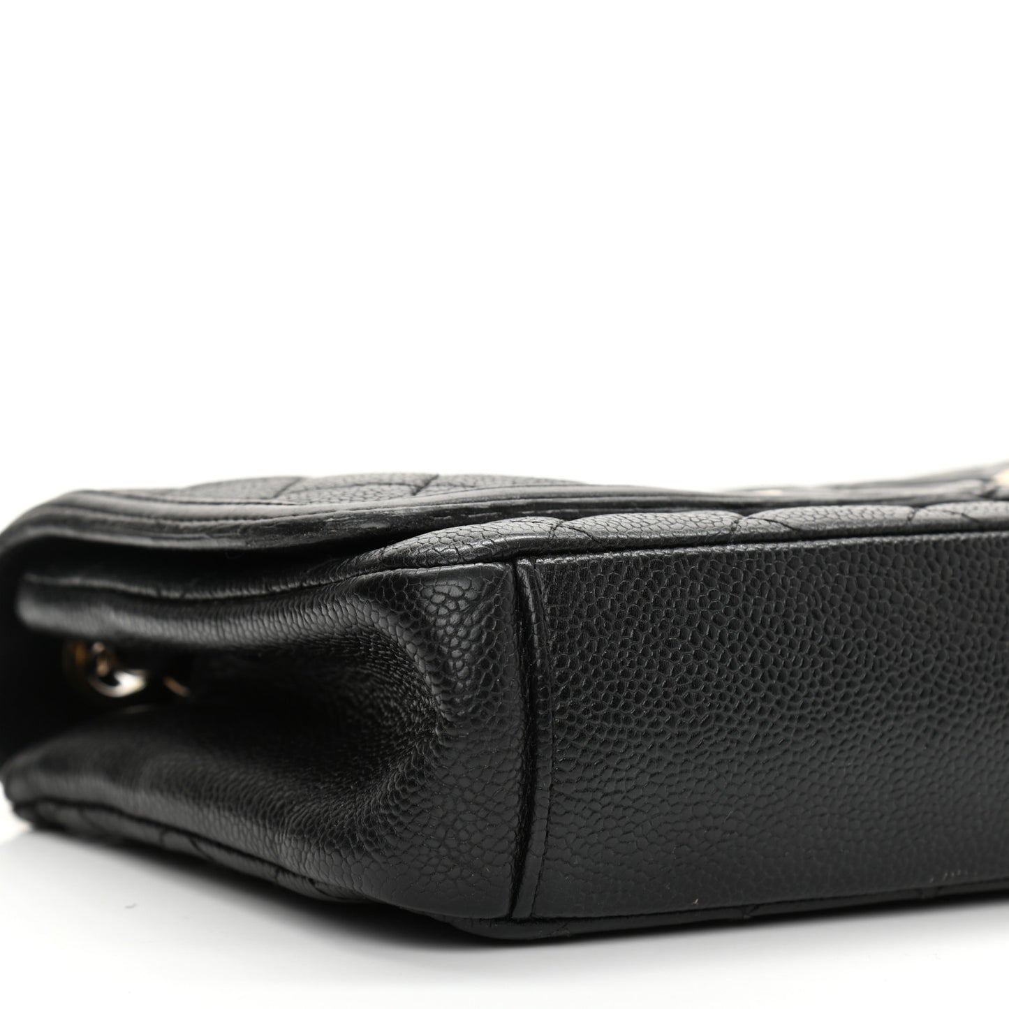 Caviar Quilted Medium CC Filigree Flap Black