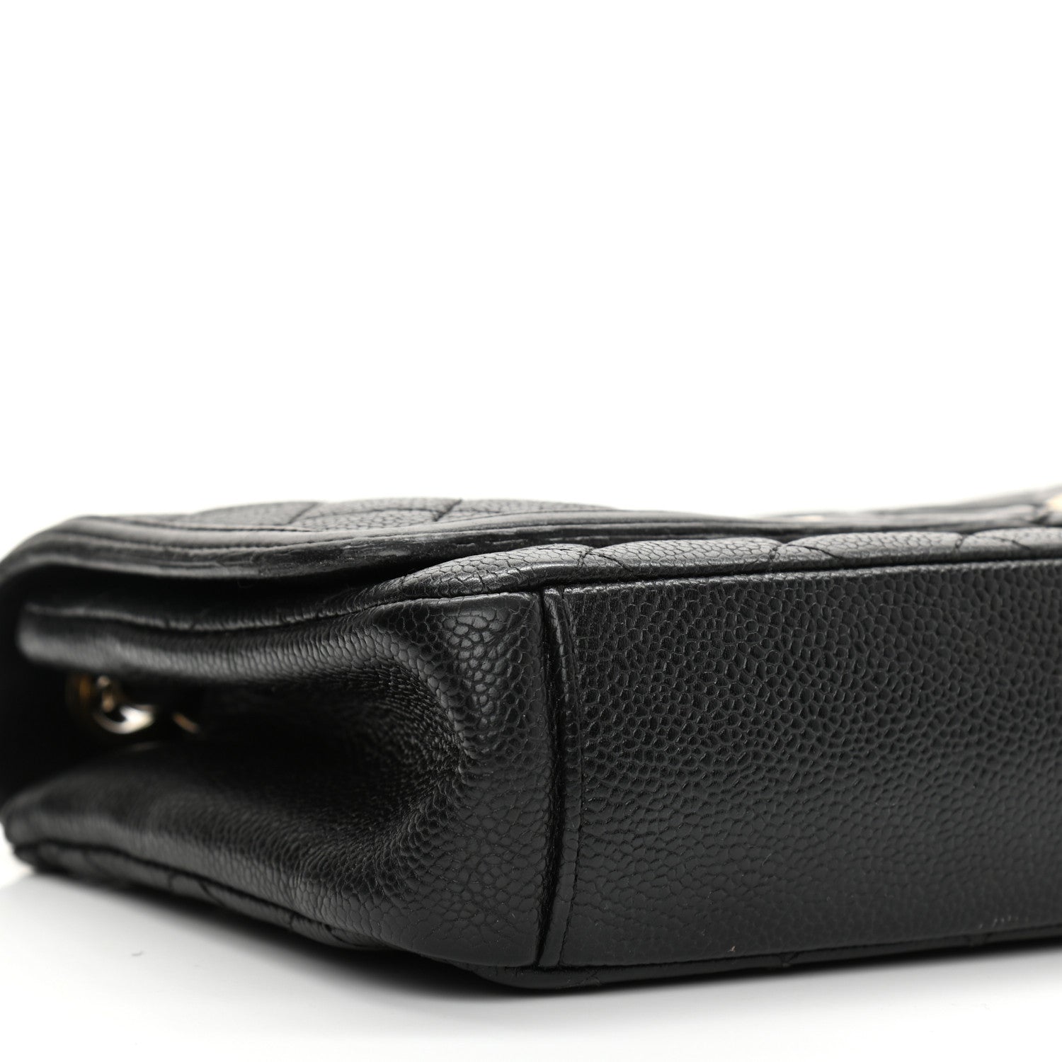 Chanel Caviar Quilted Medium CC Filigree Flap Black 9 of 15