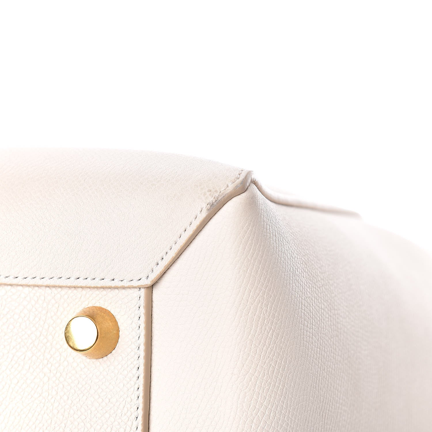 Celine Grained Calfskin Mini Belt Bag White 18 of 19
