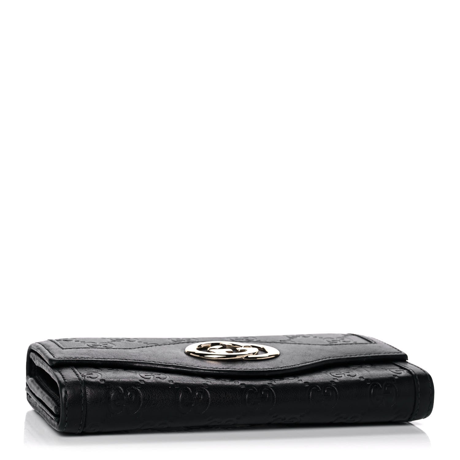Gucci Guccissima Sukey Continental Wallet Continental Wallet Black 4 of 12