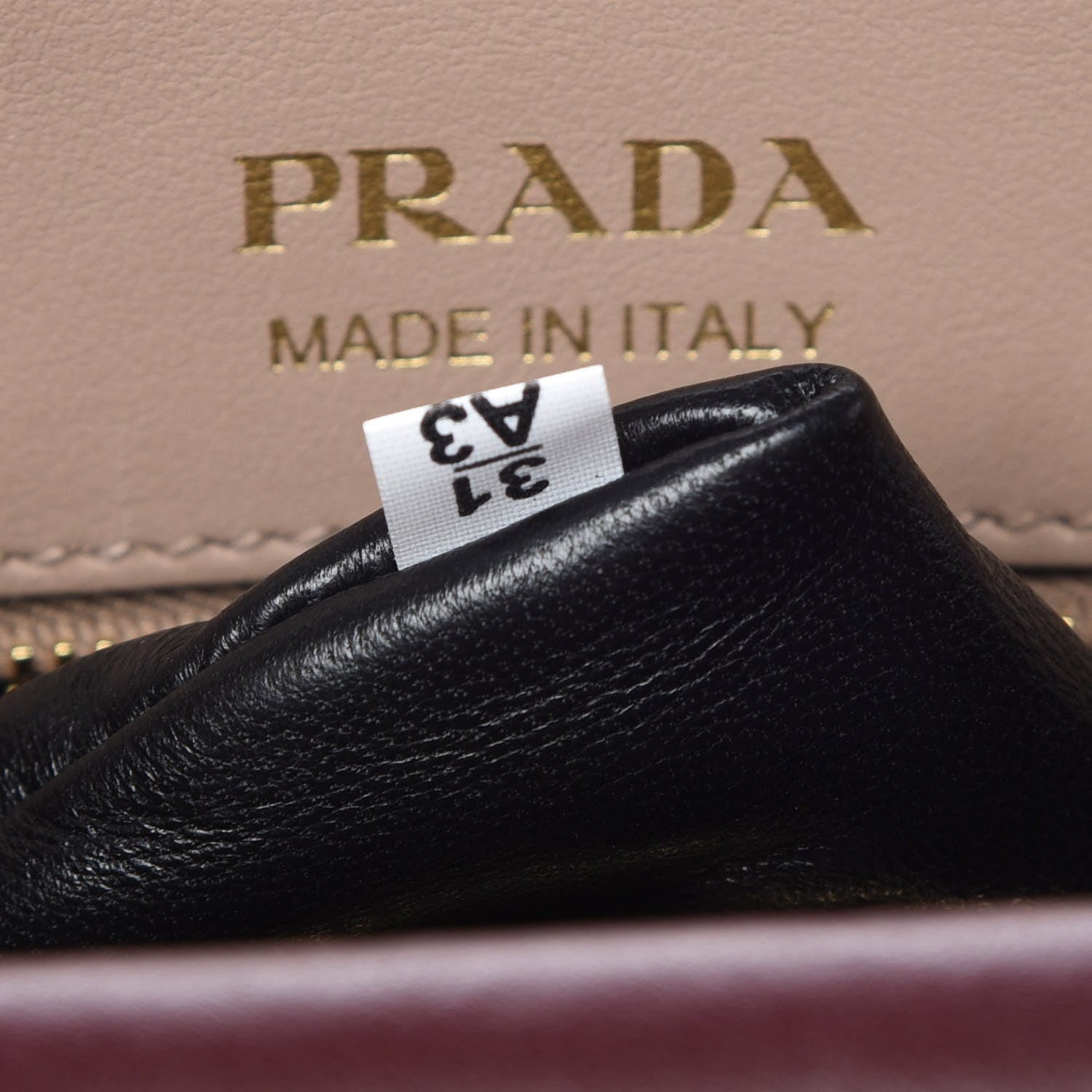 Prada Saffiano City Calfskin Bibliothèque Top Handle Cammeo Granato 9 of 9