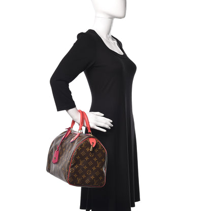 Louis Vuitton Monogram Totem Speedy 30 Flamingo 3 of 12