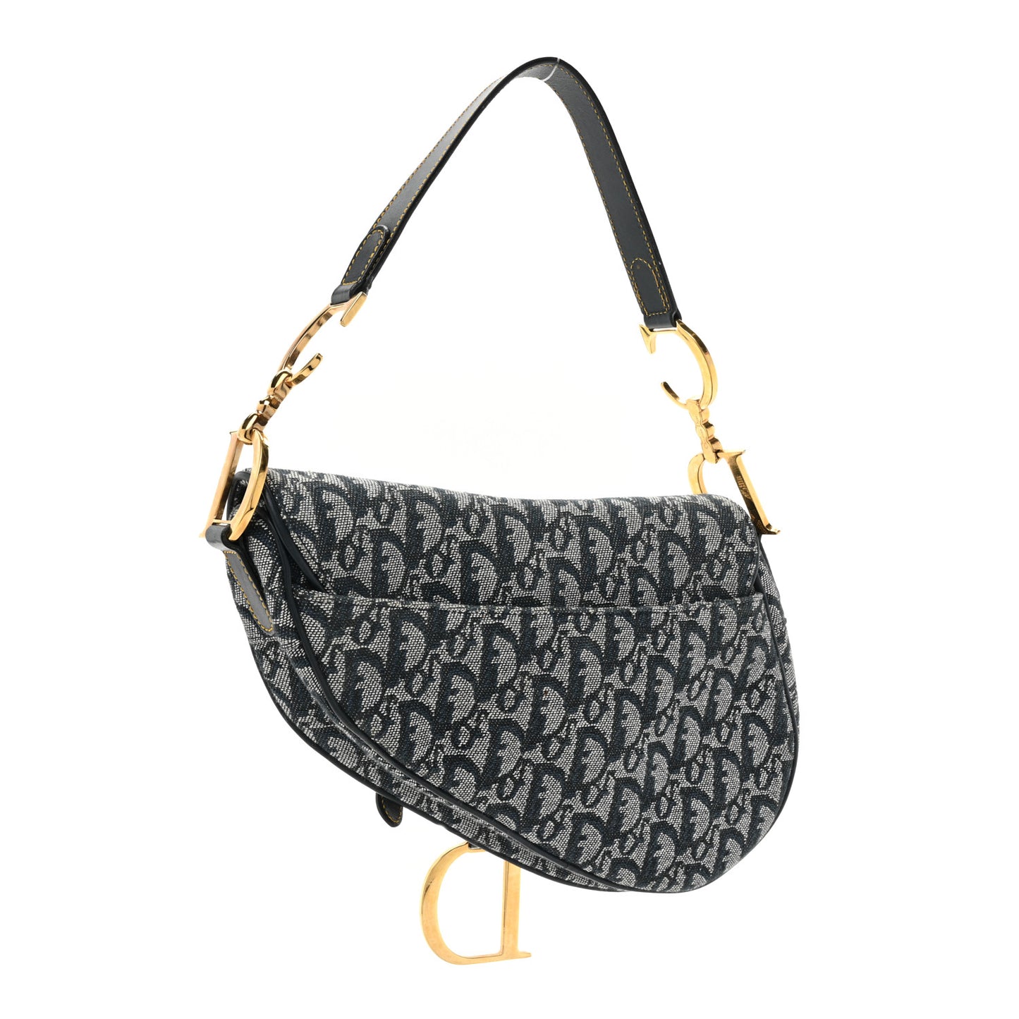 Monogram Saddle Bag Blue
