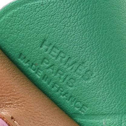 Hermes Milo Lambskin Grigri Rodeo Pegase Horse Bag Charm PM Chai Mauve Sylvestre Menthe 3 of 5