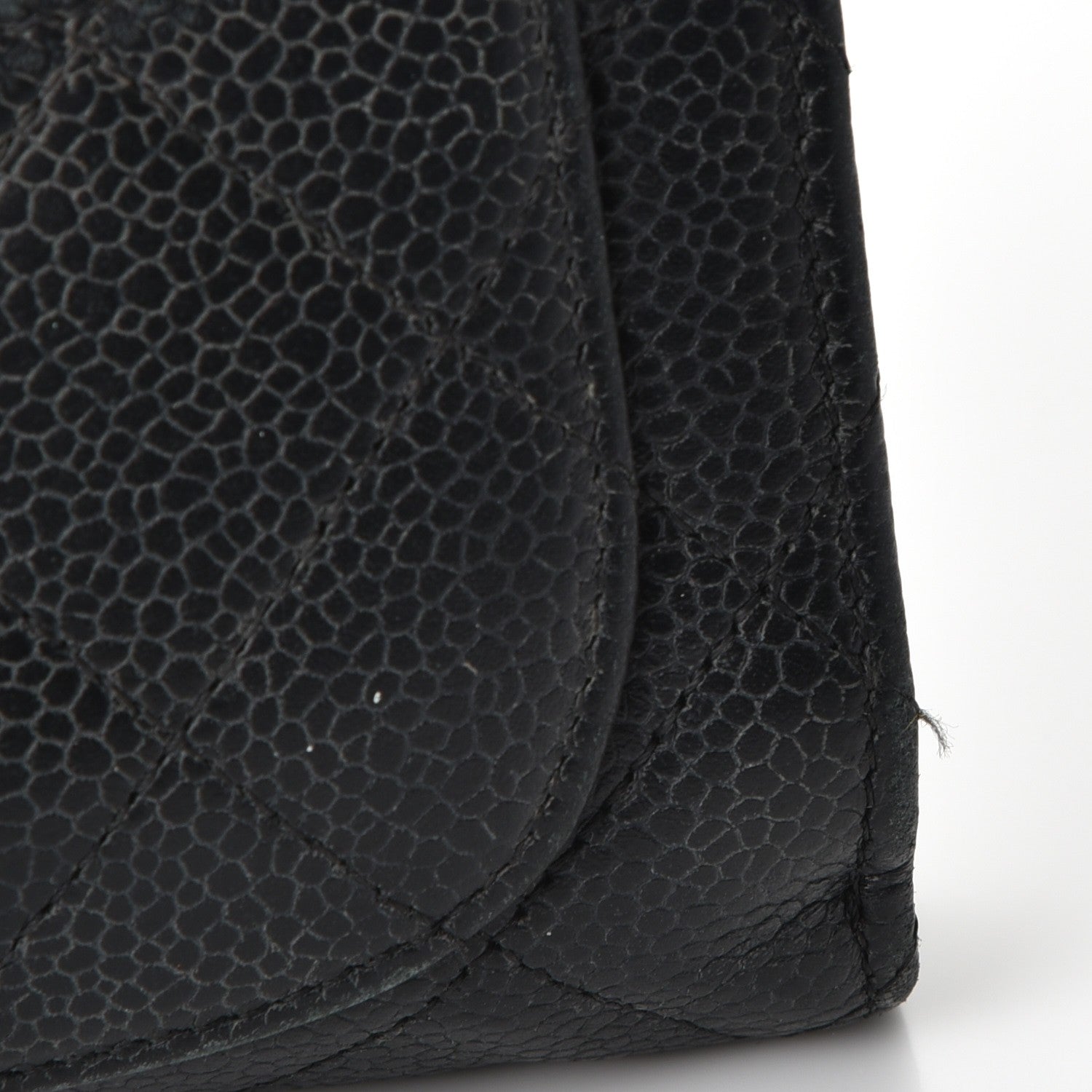 Chanel Caviar Quilted Zipped Pocket Wallet Black 10 of 17